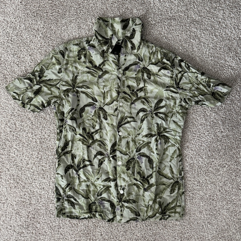 H&M Button Down Floral Shirt